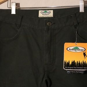 Arborwear Org. Tree Climber Pants- Moss- Size 10